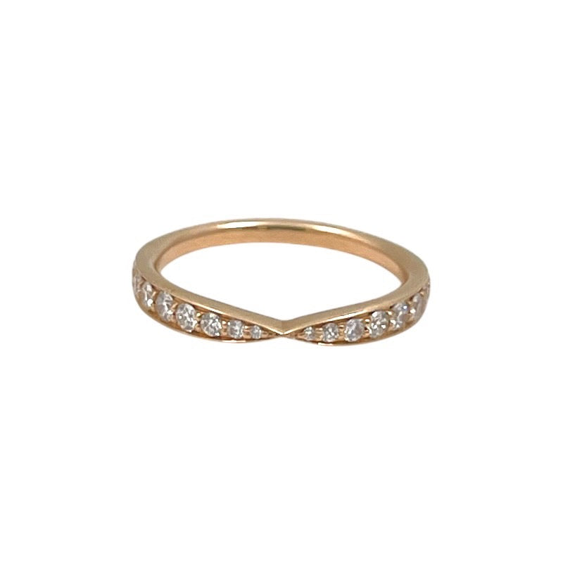 TIFFANY&Co. ティファニー ハーモニー リング・指輪 K18ピンクゴールド【中古】 レディース