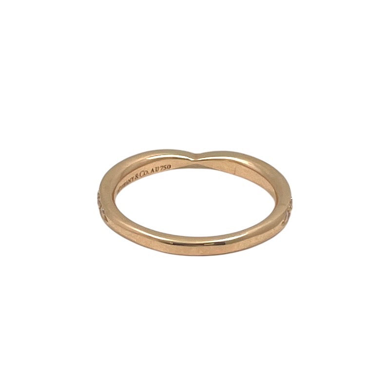 美品☆*Tiffany & Co. ゴールド リング・指輪 K18金 AU750 中古】 ティファニー TIFFANY&Co. K18 リング 指輪 ダイヤモンド