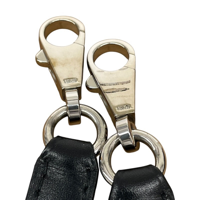 【HERMES】エルメス ケリー28 外縫い ハンドバッグ ボックスカーフ レディース □E刻印 2001年製造 黒 ブラック 2WAY シルバー金具