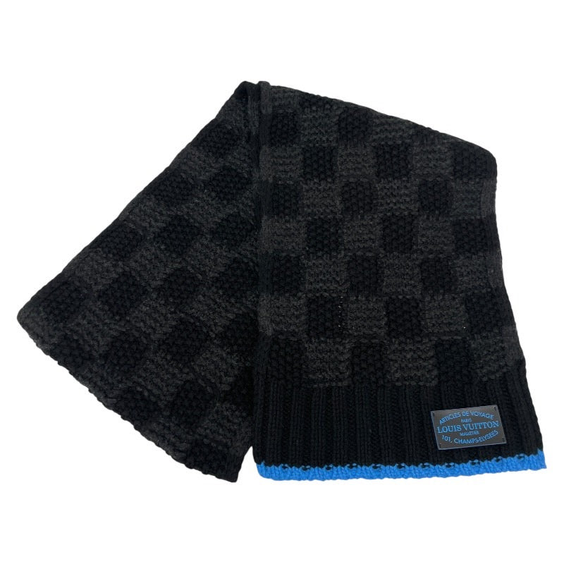 【LOUIS VUITTON】ルイ・ヴィトン エシャルプ ヘルシンキ タイガアーティクルズ デ ボヤジェ  M75904 マフラー カシミヤ メンズ ダミエ カシミヤ100％ ギフト プレゼント