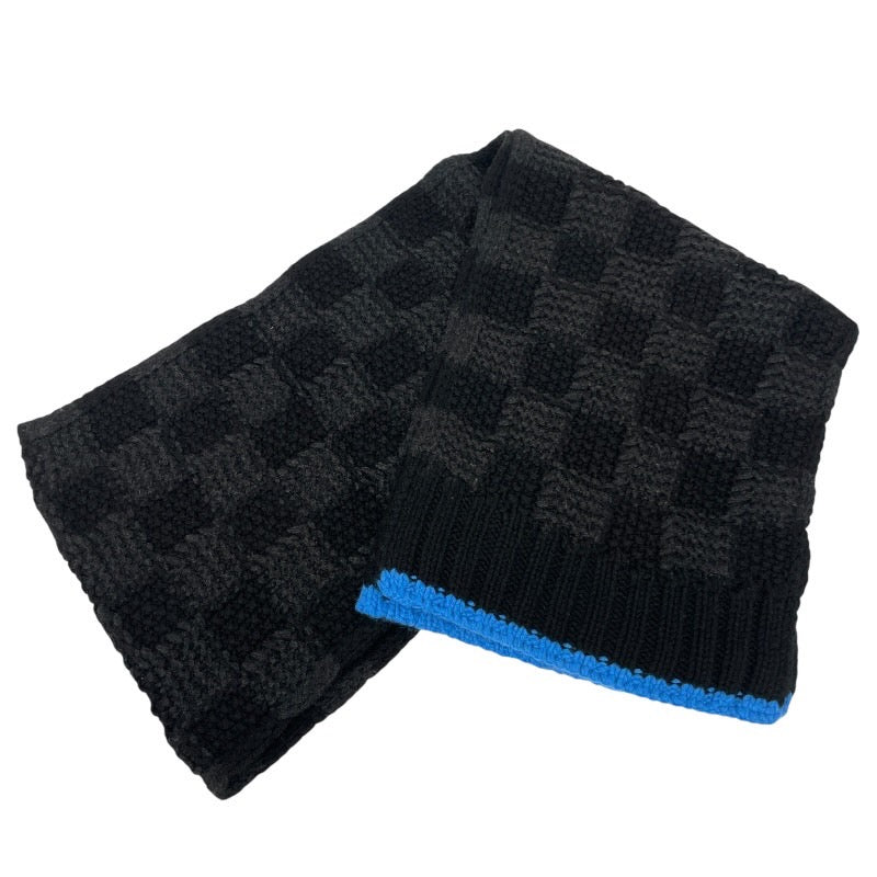 【LOUIS VUITTON】ルイ・ヴィトン エシャルプ ヘルシンキ タイガアーティクルズ デ ボヤジェ  M75904 マフラー カシミヤ メンズ ダミエ カシミヤ100％ ギフト プレゼント