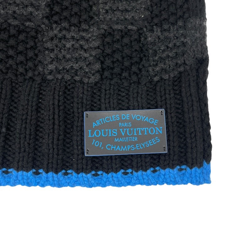 【LOUIS VUITTON】ルイ・ヴィトン エシャルプ ヘルシンキ タイガアーティクルズ デ ボヤジェ  M75904 マフラー カシミヤ メンズ ダミエ カシミヤ100％ ギフト プレゼント
