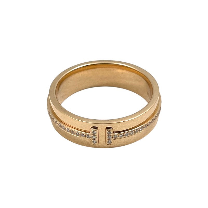 【中古】【TIFFANY&Co.】ティファニー Tトゥー リング・指輪 K18ピンクゴールド レディース