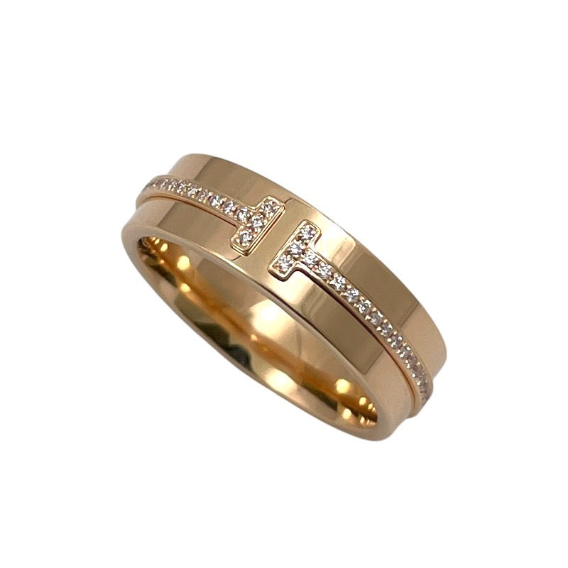 【中古】【TIFFANY&Co.】ティファニー Tトゥー リング・指輪 K18ピンクゴールド レディース