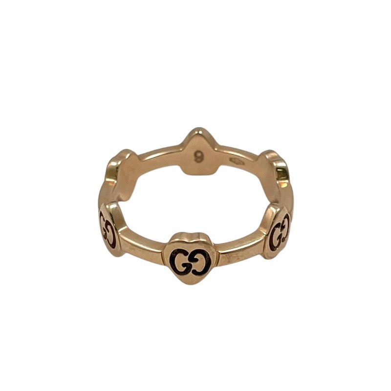 GUCCI GGロゴ K18 紫色ジュエリーボックス付き GUCCI GGロゴ K18 紫色ジュエリーボックス付き レディース