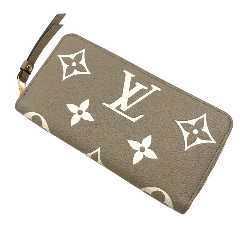 【LOUIS VUITTON】ルイ・ヴィトン ジッピーウォレット M69794 長財布 レザー レディース バイカラー モノグラム アンプラント トゥルトレール クレーム