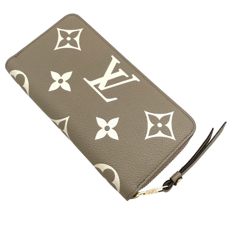 【LOUIS VUITTON】ルイ・ヴィトン ジッピーウォレット M69794 長財布 レザー レディース バイカラー モノグラム アンプラント トゥルトレール クレーム