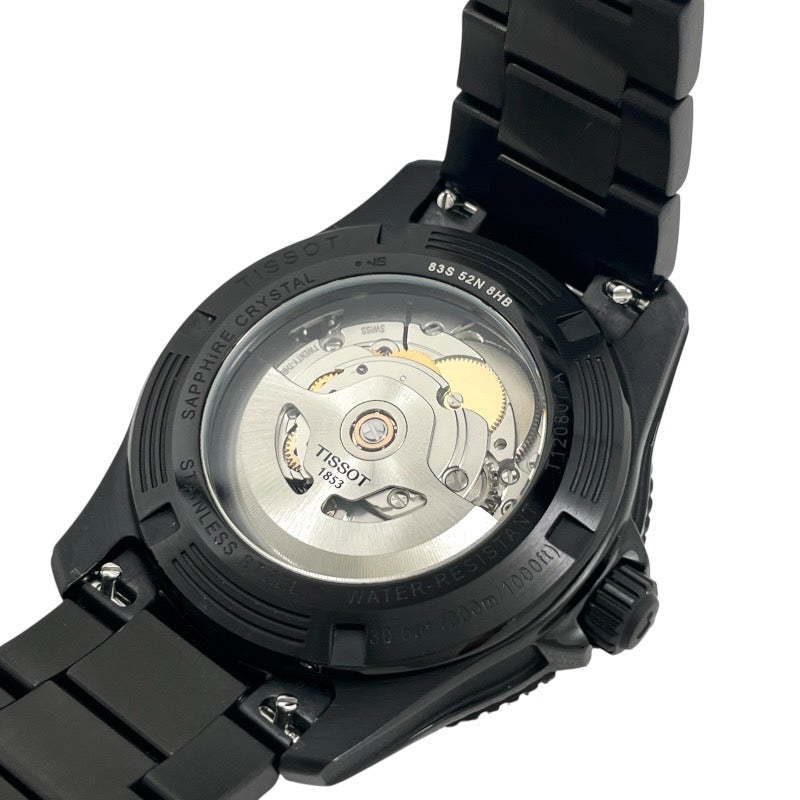 【TISSOT】ティソ シースター1000 パワーマティック80 T120.807.33.051.00 腕時計 ステンレススチール メンズ 自動巻き Seastar1000 ブラック 黒