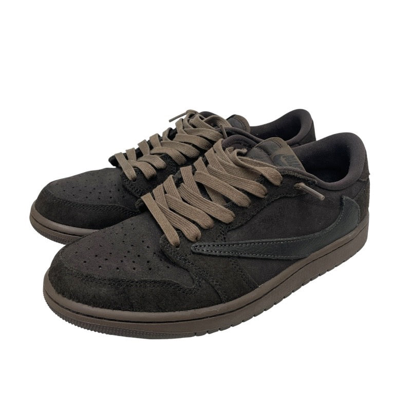 【NIKE】ナイキ エアジョーダン1 LOW OG SP DM7866-202 スニーカー メンズ トラヴィススコット 26cm ダークモカ 極美品