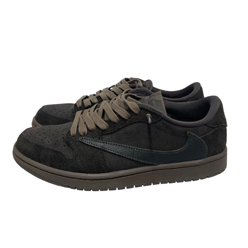 【NIKE】ナイキ エアジョーダン1 LOW OG SP DM7866-202 スニーカー メンズ トラヴィススコット 26cm ダークモカ 極美品