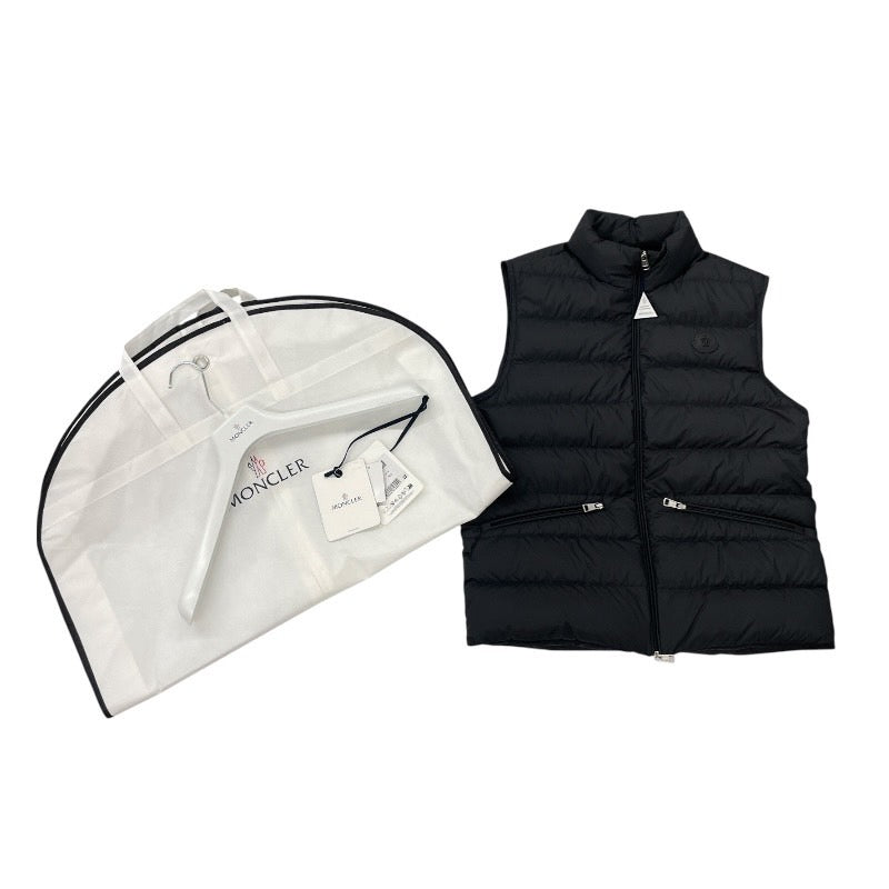 【MONCLER】モンクレール トロンパン TREOMPAN GILET ダウンベスト ナイロン メンズ サイズ2 黒 ブラック