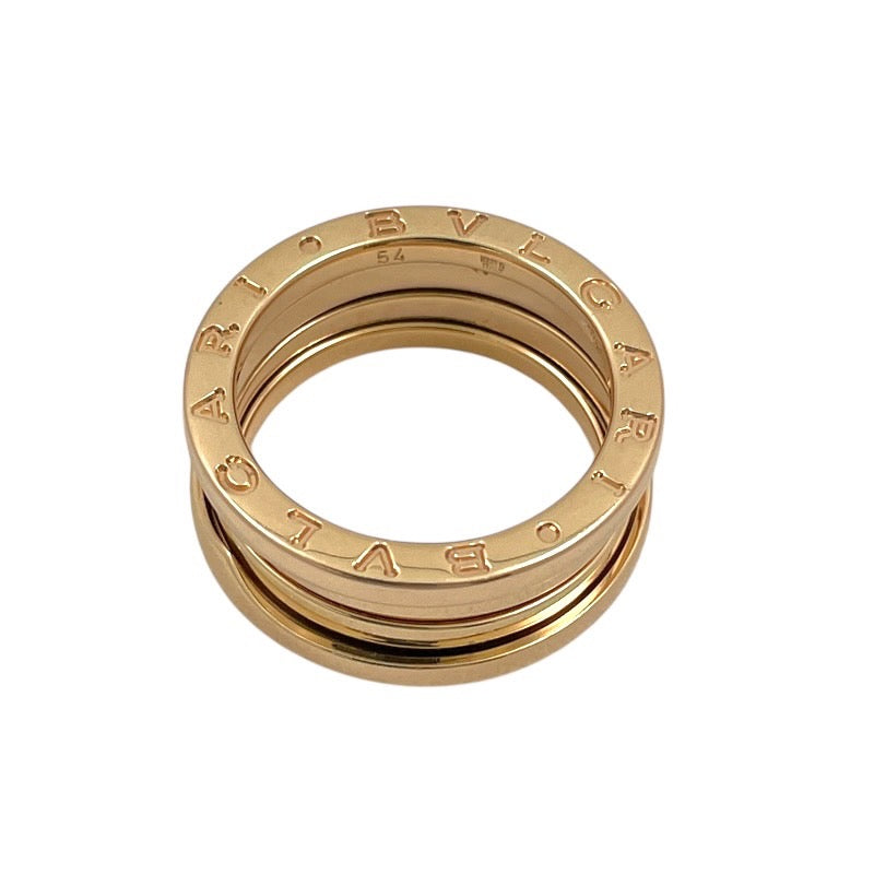 ブルガリ ビー・ゼロワン K18PG ピンクゴールド リング BVLGARI ブルガリ B-zero1 ビーゼロワン 3バンド リング ピンク