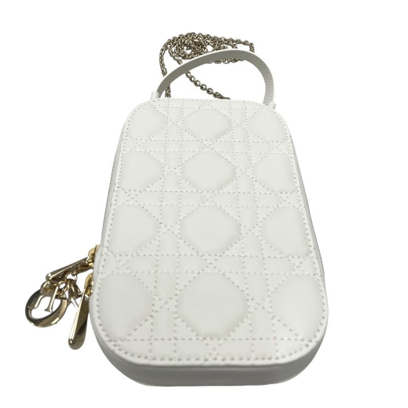 【Dior】ディオール レディディオール Call'in Dior フォンホルダー S0872ONMJ_M030 ショルダーバッグ ラムスキン レディース フォンポーチ カナージュ スマホ