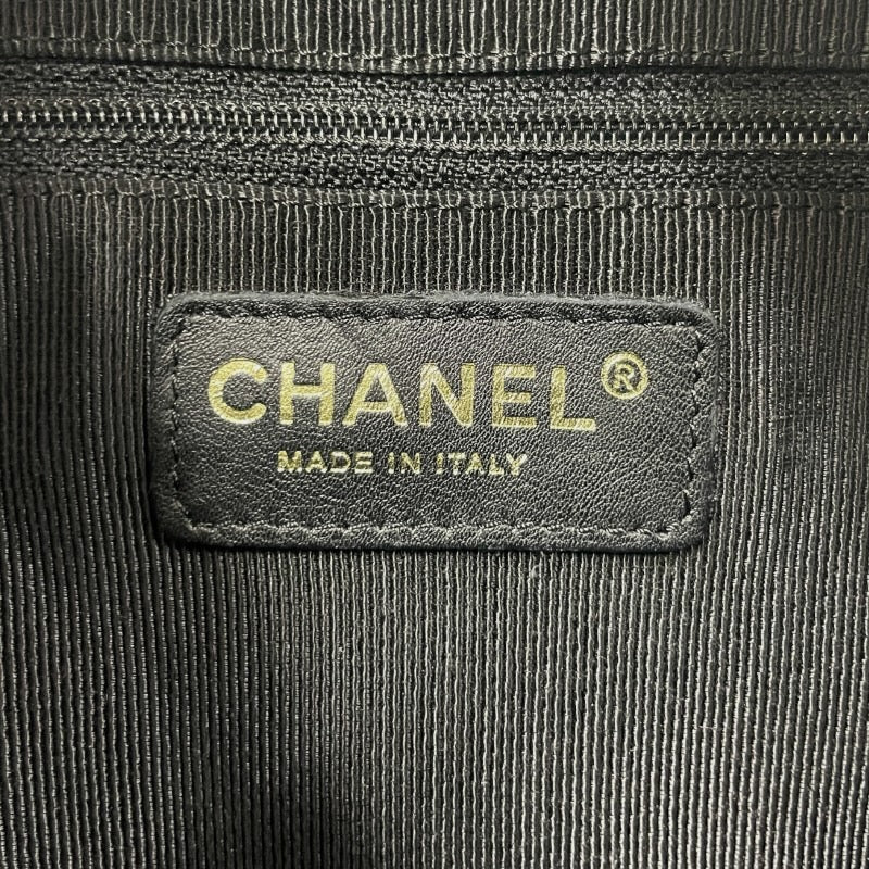 【CHANEL】シャネル ミニボストン A20996 ハンドバッグ レザー レディース 9番台 キャビアスキン 黒 ブラック ボーリング