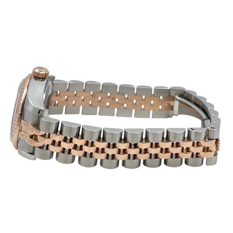 【ROLEX】ロレックス デイトジャスト 179171NG 腕時計 K18ピンクゴールド レディース G番 シェル 11Pダイヤモンド