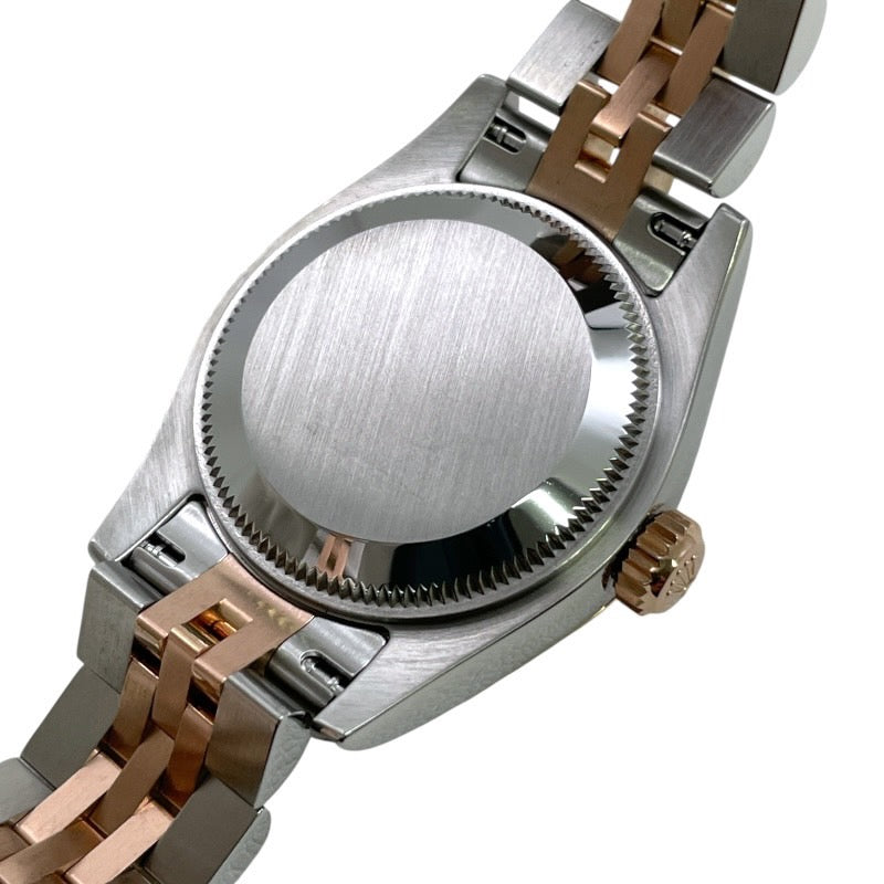 【ROLEX】ロレックス デイトジャスト 179171NG 腕時計 K18ピンクゴールド レディース G番 シェル 11Pダイヤモンド