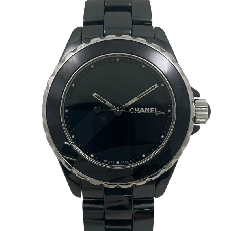 【CHANEL】シャネル J12 アンタイトル リミテッド H5581 腕時計 セラミック メンズ 自動巻き オートマティック ブラック 黒