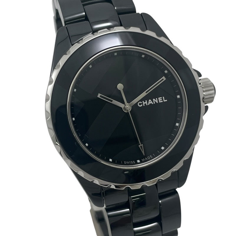 【CHANEL】シャネル J12 アンタイトル リミテッド H5581 腕時計 セラミック メンズ 自動巻き オートマティック ブラック 黒