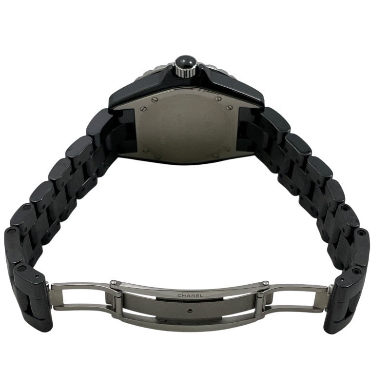 【CHANEL】シャネル J12 アンタイトル リミテッド H5581 腕時計 セラミック メンズ 自動巻き オートマティック ブラック 黒