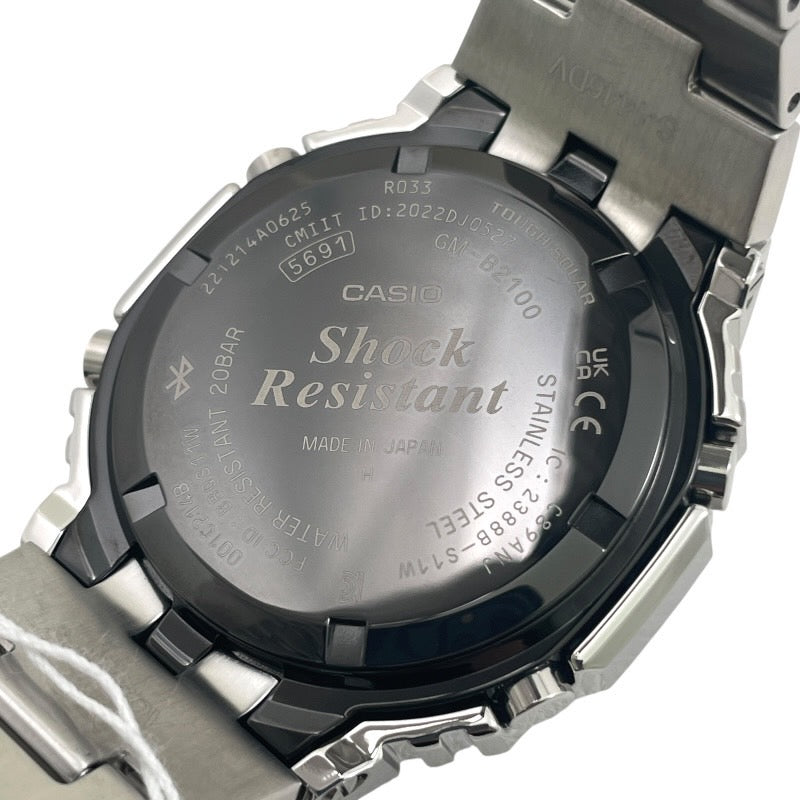 【CASIO】カシオ G-SHOCK Gショック GM-B2100D-1AER 腕時計 ステンレススチール メンズ タフソーラー フルメタル