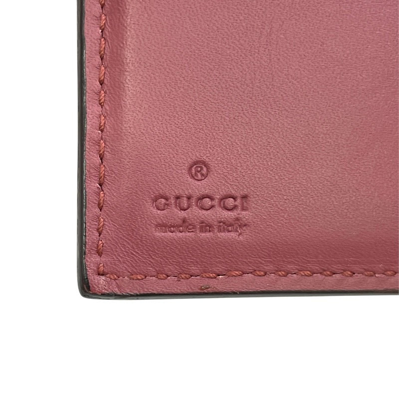 【GUCCI】グッチ Wホック 410071 二つ折り財布 レディース GGスプリーム フワラー 花柄