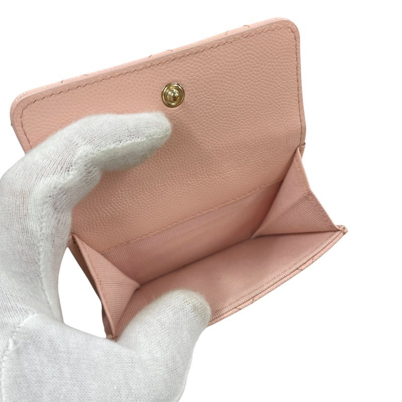 ★24C レザーで上品に★ CHANEL ミトン CHANEL】シャネル マトラッセ スモール フラップウォレット 三
