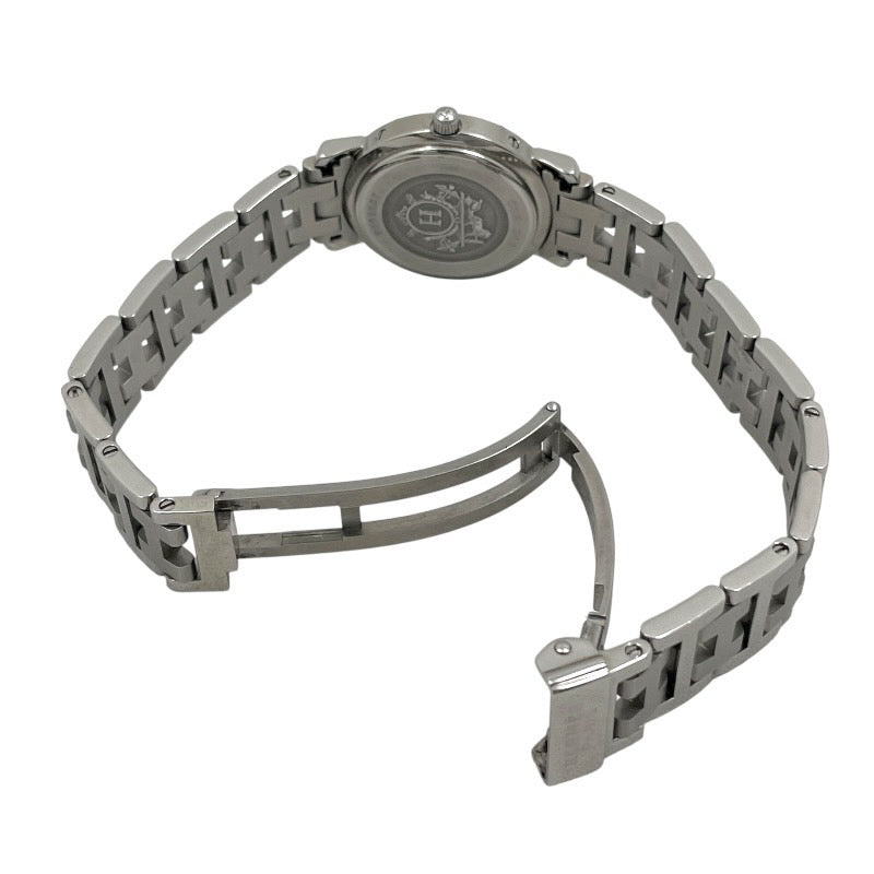 HERMES】エルメス クリッパー CL4.210 腕時計 ステンレス
