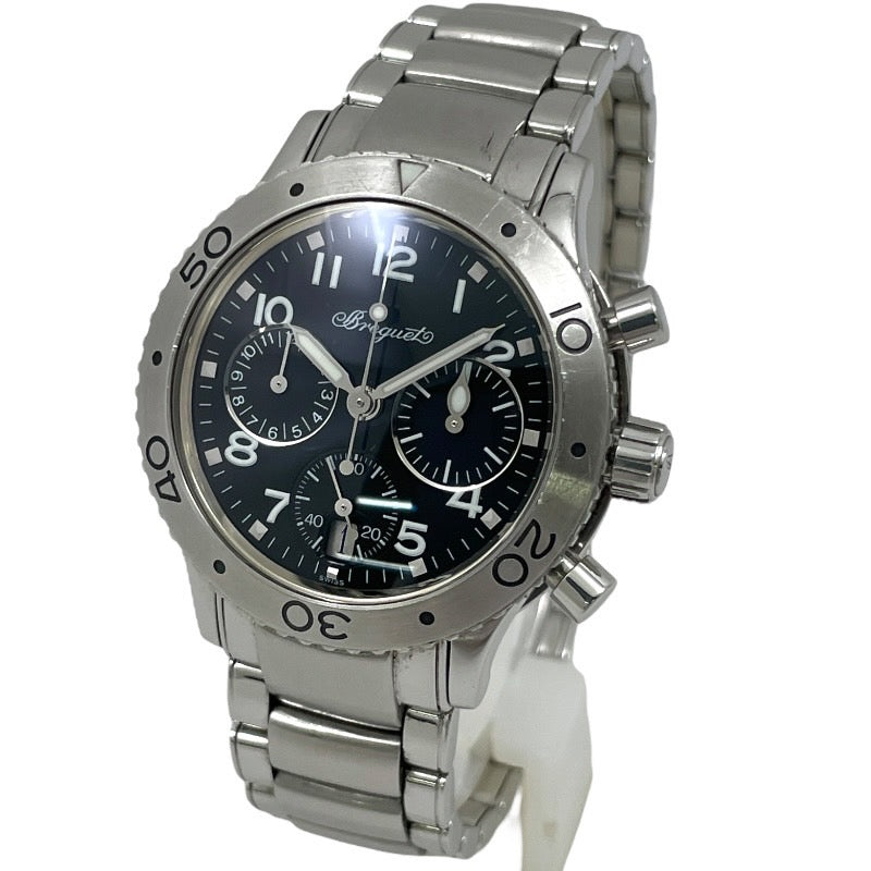【Breguet】ブレゲ トランスアトランティック タイプXX 4820 腕時計 ステンレススチール メンズ 自動巻き クロノグラフ デイト