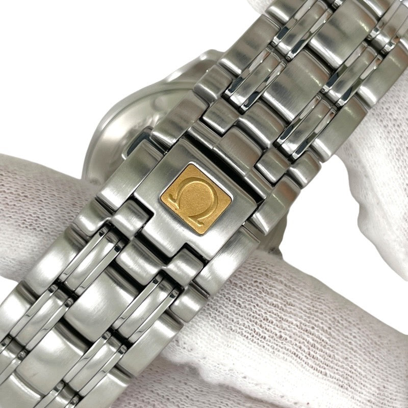 【OMEGA】オメガ シーマスター 36mm 2501.80 腕時計 ステンレススチール メンズ 自動巻き オートマティック 青文字盤 ブルー クロノメーター