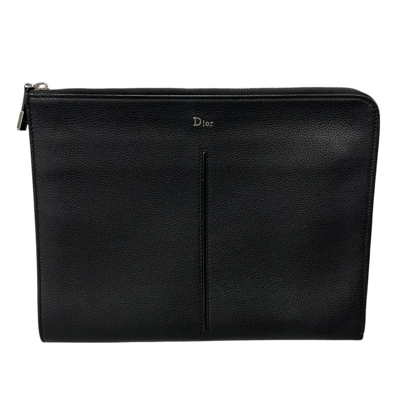 【DIOR HOMME】ディオール・オム クラッチバッグ クラッチバッグ レザー メンズ 黒 ブラック ハンド セカンド