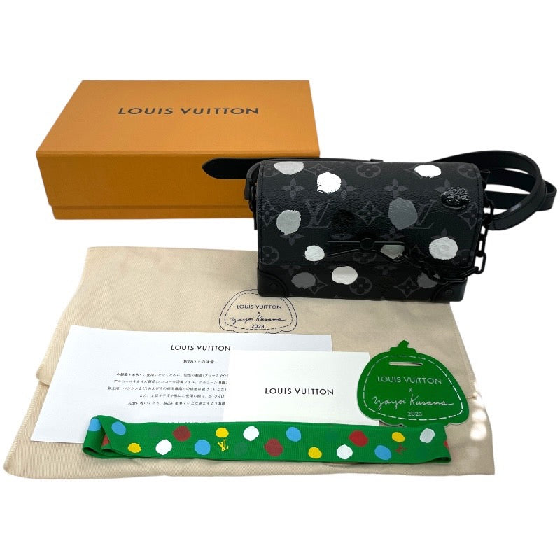 【LOUIS VUITTON】ルイ・ヴィトン スティーマー ウエアラブルウォレット M81935 ショルダーバッグ メンズ 草間彌生 モノグラム エクリプス コラボ