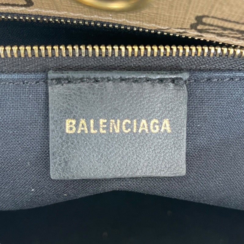 【BALENCIAGA】バレンシアガ シグネチャー スモールショッパー 702699 ハンドバッグ レディース 2WAY BBモノグラム ショルダー