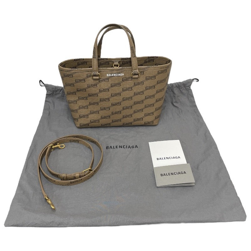 【BALENCIAGA】バレンシアガ シグネチャー スモールショッパー 702699 ハンドバッグ レディース 2WAY BBモノグラム ショルダー