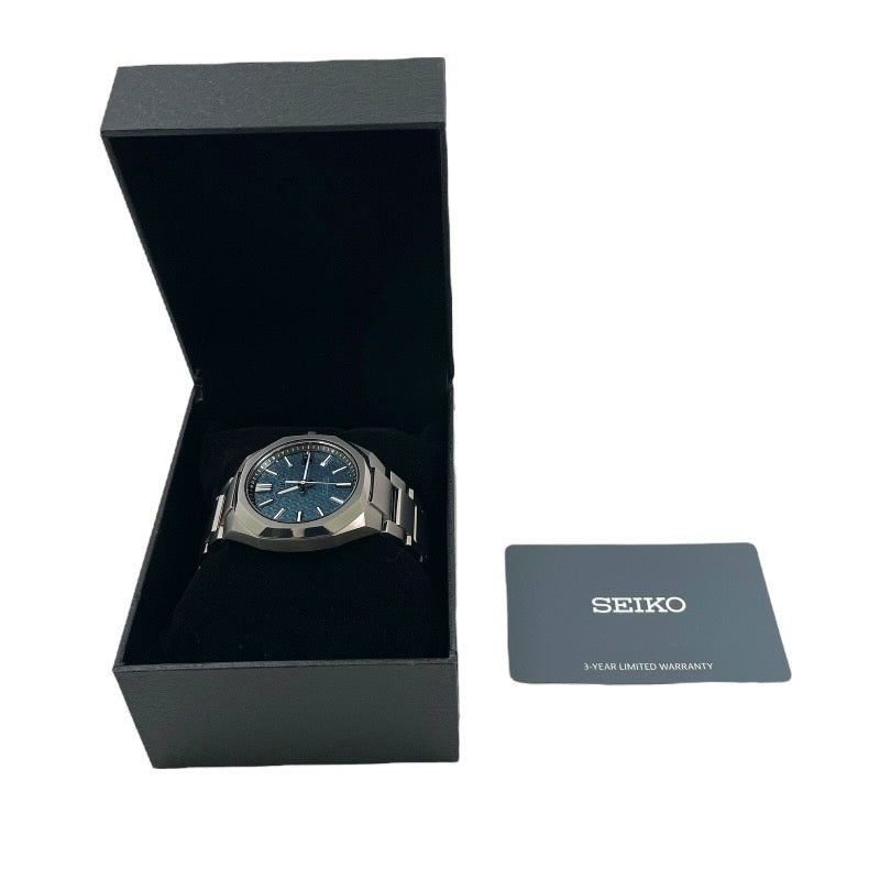SEIKO セイコー アストロン 7B72-0AF0 ブルー メンズ Seiko Astron 7B72-0AF0 Radio wave control Date Ti Blue