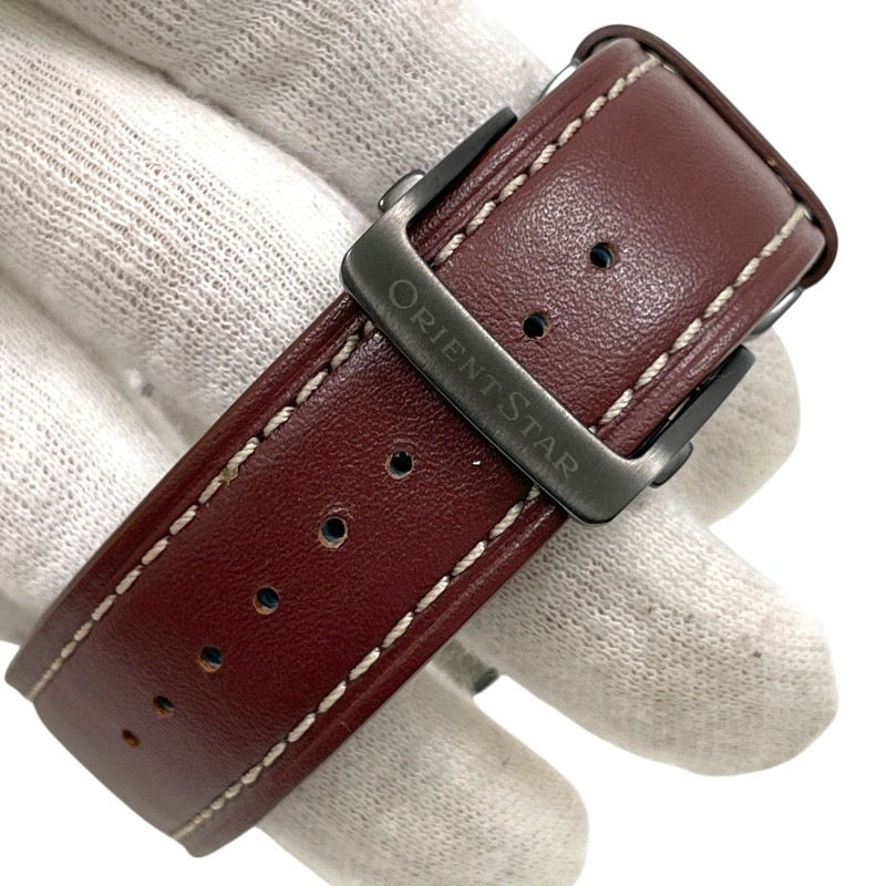 【ORIENTSTAR】オリエントスター スポーツ アウトドア RK-AU0209N 腕時計 メンズ 自動巻き パワーリザーブ 革ベルト