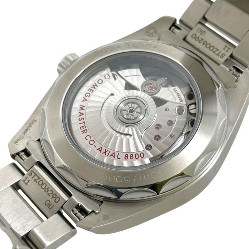 【OMEGA】オメガ シーマスター アクアテラ 220.10.38.20.03.001 腕時計 ステンレススチール メンズ 自動巻き コーアクシャル マスタークロノメーター ブルー 青文字盤