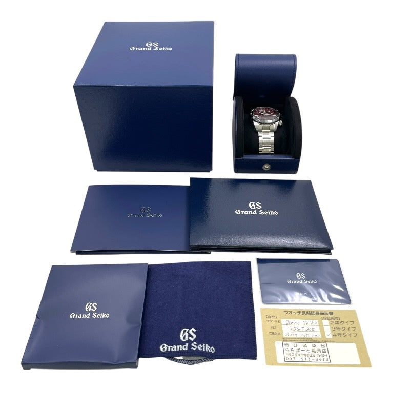 【Grand Seiko】グランドセイコー スポーツコレクション SBGE305 9R66-0BR0 腕時計 ステンレススチール メンズ 自動巻き キャリバー9R 20周年記念限定モデル スプリングドライブ GMT 1300本限定