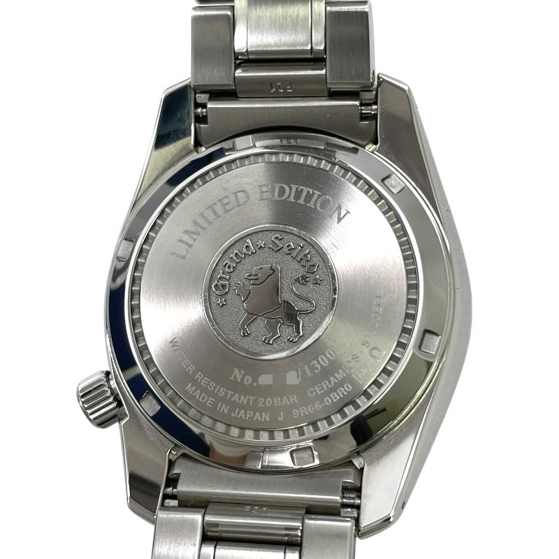 【Grand Seiko】グランドセイコー スポーツコレクション SBGE305 9R66-0BR0 腕時計 ステンレススチール メンズ 自動巻き キャリバー9R 20周年記念限定モデル スプリングドライブ GMT 1300本限定