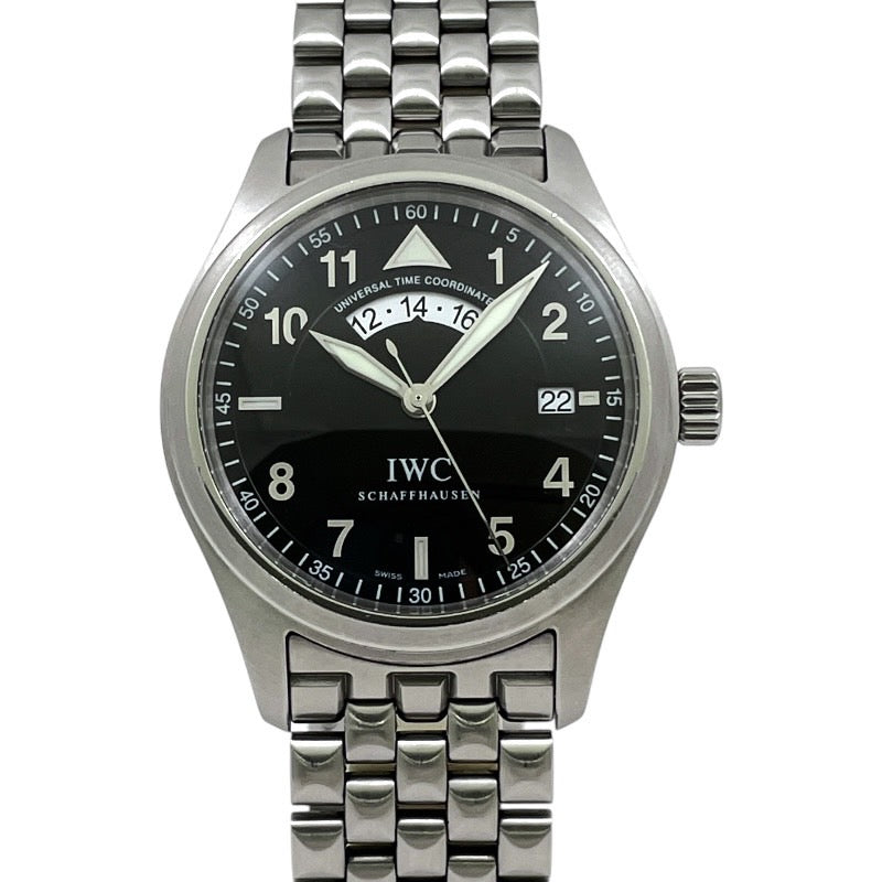 【IWC】インターナショナルウォッチカンパニー フリーガー UTC スピットファイア IW325105 腕時計 ステンレススチール メンズ 自動巻き