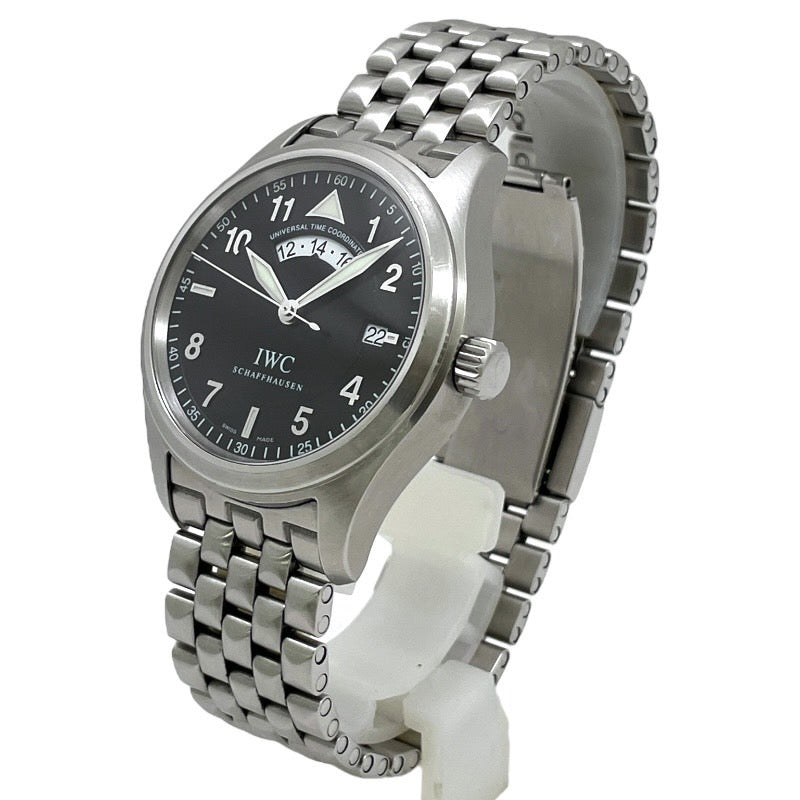 【IWC】インターナショナルウォッチカンパニー フリーガー UTC スピットファイア IW325105 腕時計 ステンレススチール メンズ 自動巻き