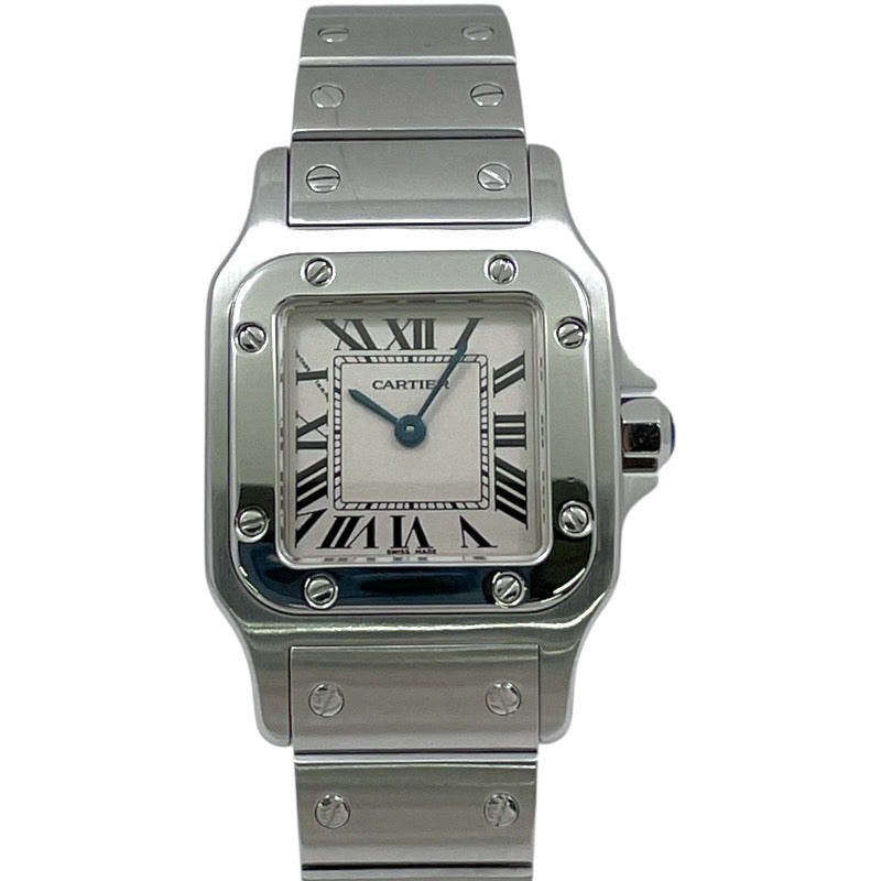 【CARTIER】カルティエ サントスガルベSM W20056D6 腕時計 ステンレススチール レディース クォーツ