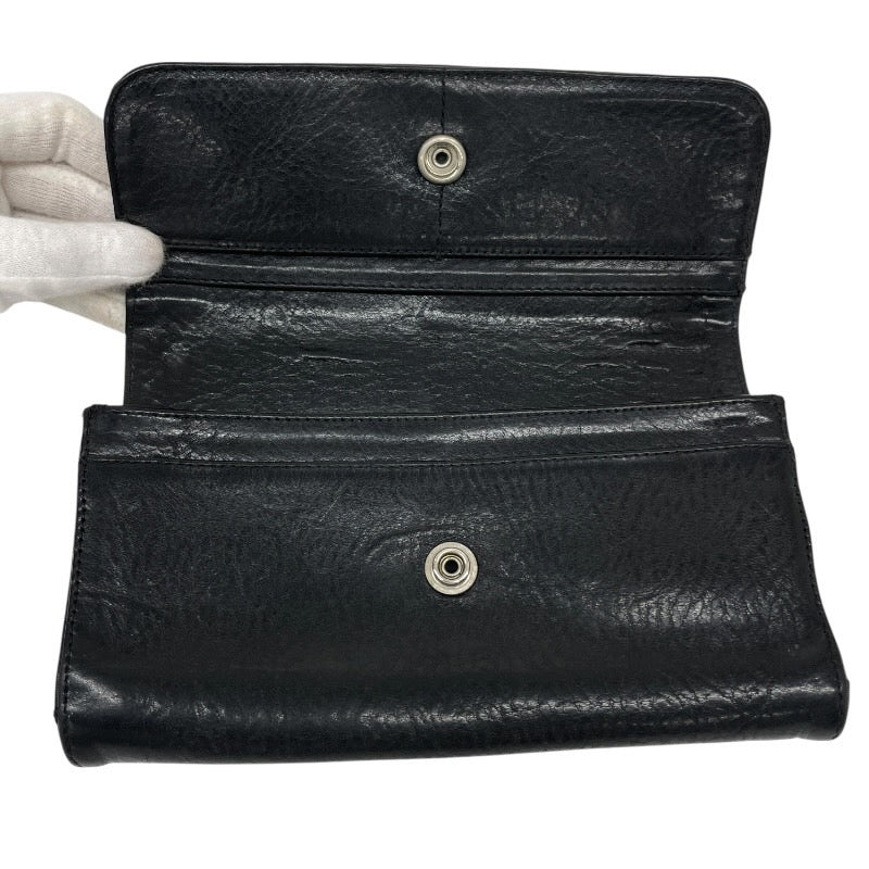 Chrome Hearts judy ブラックレザー　長財布 CHROME HEARTS】クロムハーツ JUDY ジュディ 長財布 レザー