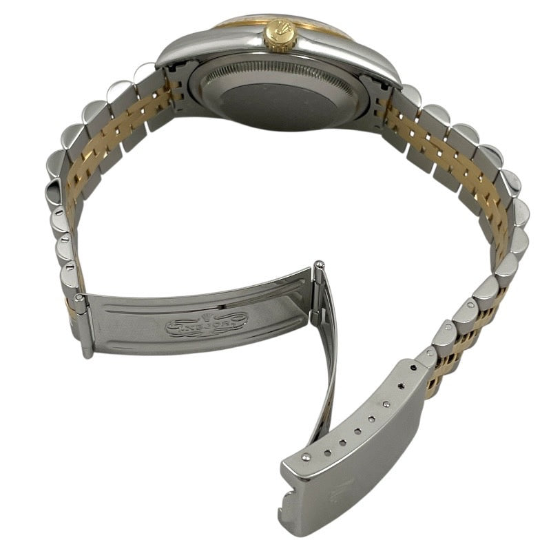 【ROLEX】ロレックス デイトジャスト 16233 腕時計 SS/YG メンズ K番 自動巻き グレーローマン スレート