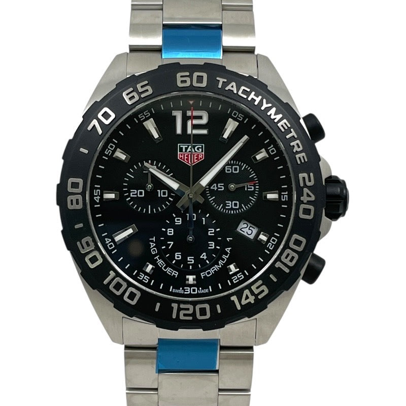 【TAG HEUER】タグホイヤー フォーミュラ1 クロノグラフ CAZ1010.BA0842 腕時計 ステンレススチール メンズ クォーツ 黒 ブラック