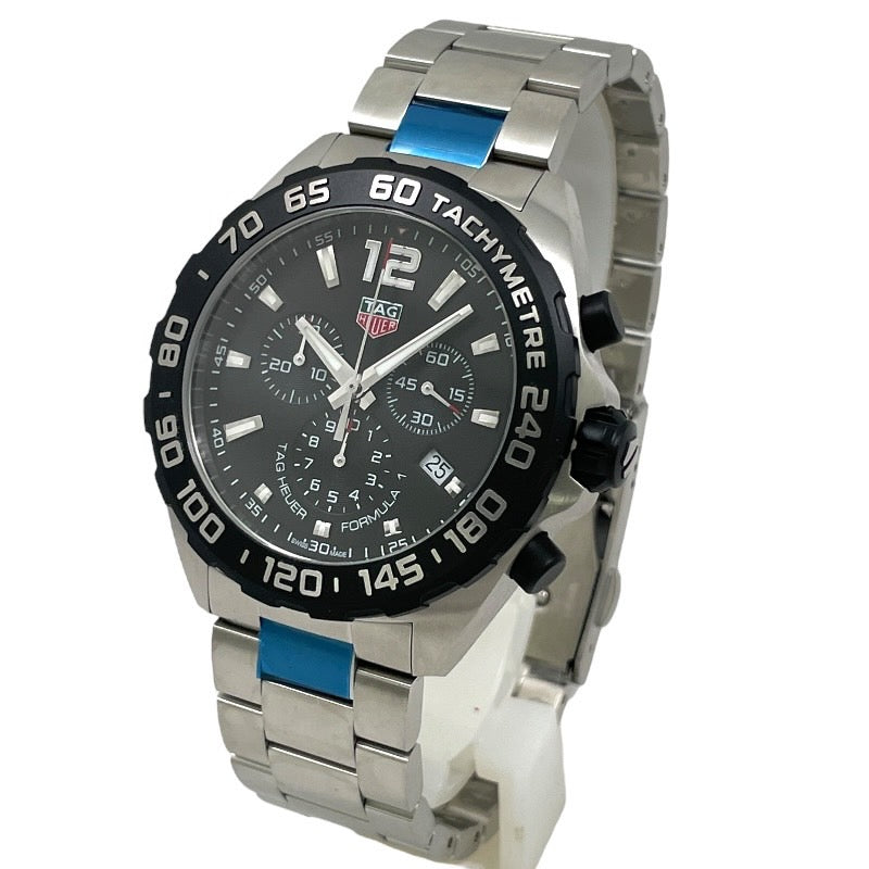 【TAG HEUER】タグホイヤー フォーミュラ1 クロノグラフ CAZ1010.BA0842 腕時計 ステンレススチール メンズ クォーツ 黒 ブラック
