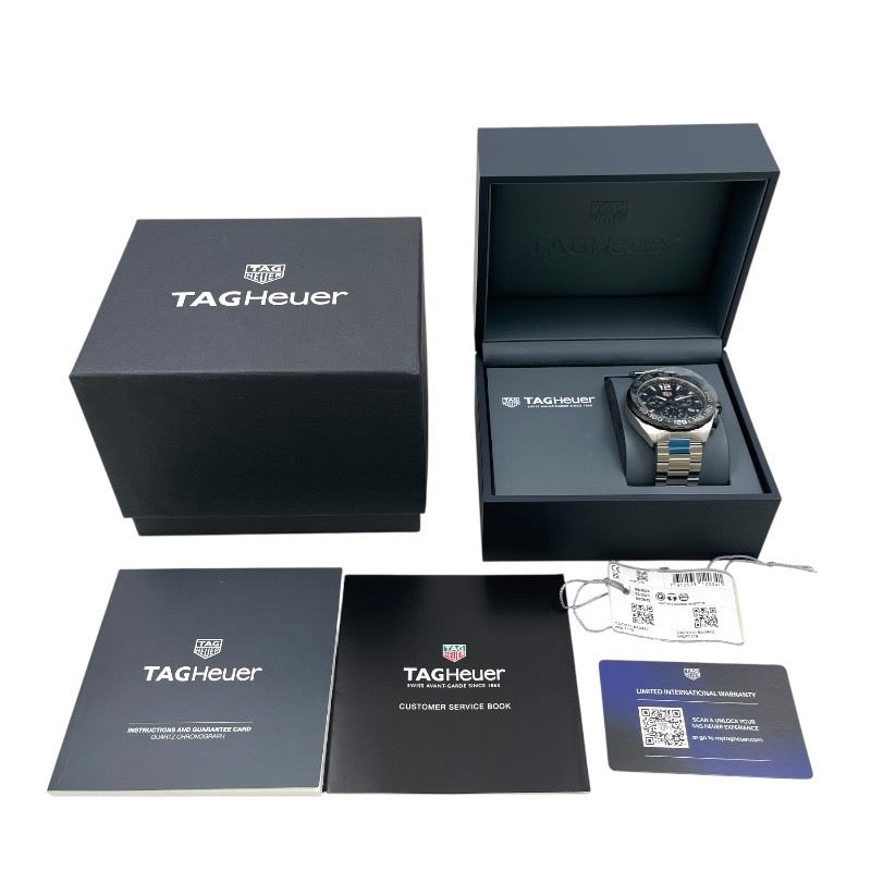 【TAG HEUER】タグホイヤー フォーミュラ1 クロノグラフ CAZ1010.BA0842 腕時計 ステンレススチール メンズ クォーツ 黒 ブラック