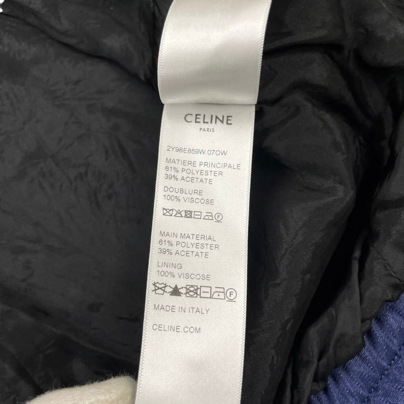 【CELINE】セリーヌ トラックジャケット 2Y98E859W.07OW その他アウター メンズ サイズM ネイビー 紺 ジャージ