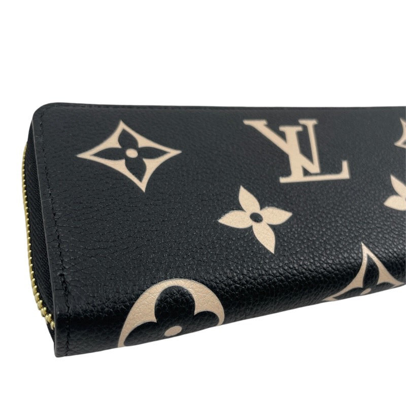 【LOUIS VUITTON】ルイ・ヴィトン ポルトフォイユ クレマンス M82338 長財布 レザー レディース モノグラム アンプラント バイカラー 未使用品
