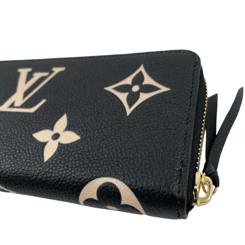 【LOUIS VUITTON】ルイ・ヴィトン ポルトフォイユ クレマンス M82338 長財布 レザー レディース モノグラム アンプラント バイカラー 未使用品