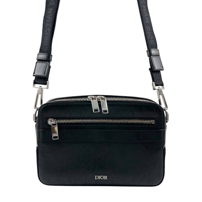 【Dior】ディオール ギャラクシー サファリ メッセンジャー 1ESPO206VPI ショルダーバッグ レザー メンズ 黒 ブラック レディース
